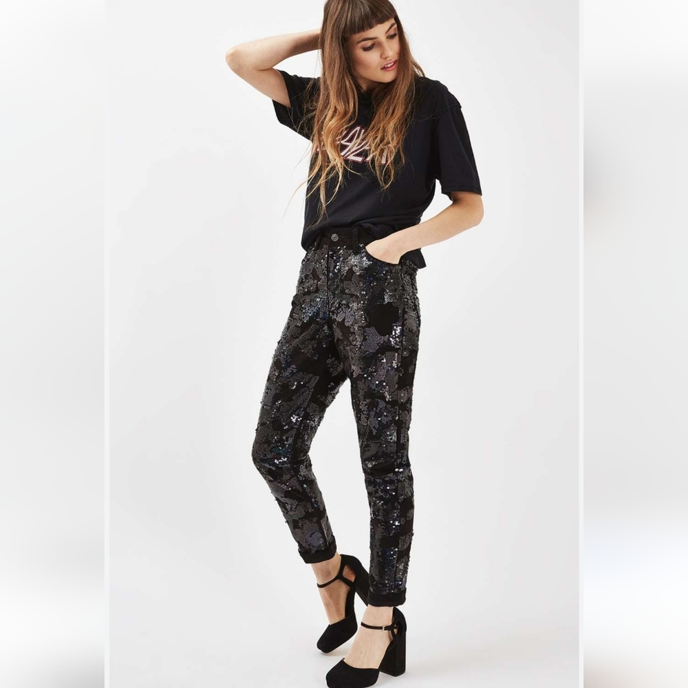 Embellished Topshop Jeans